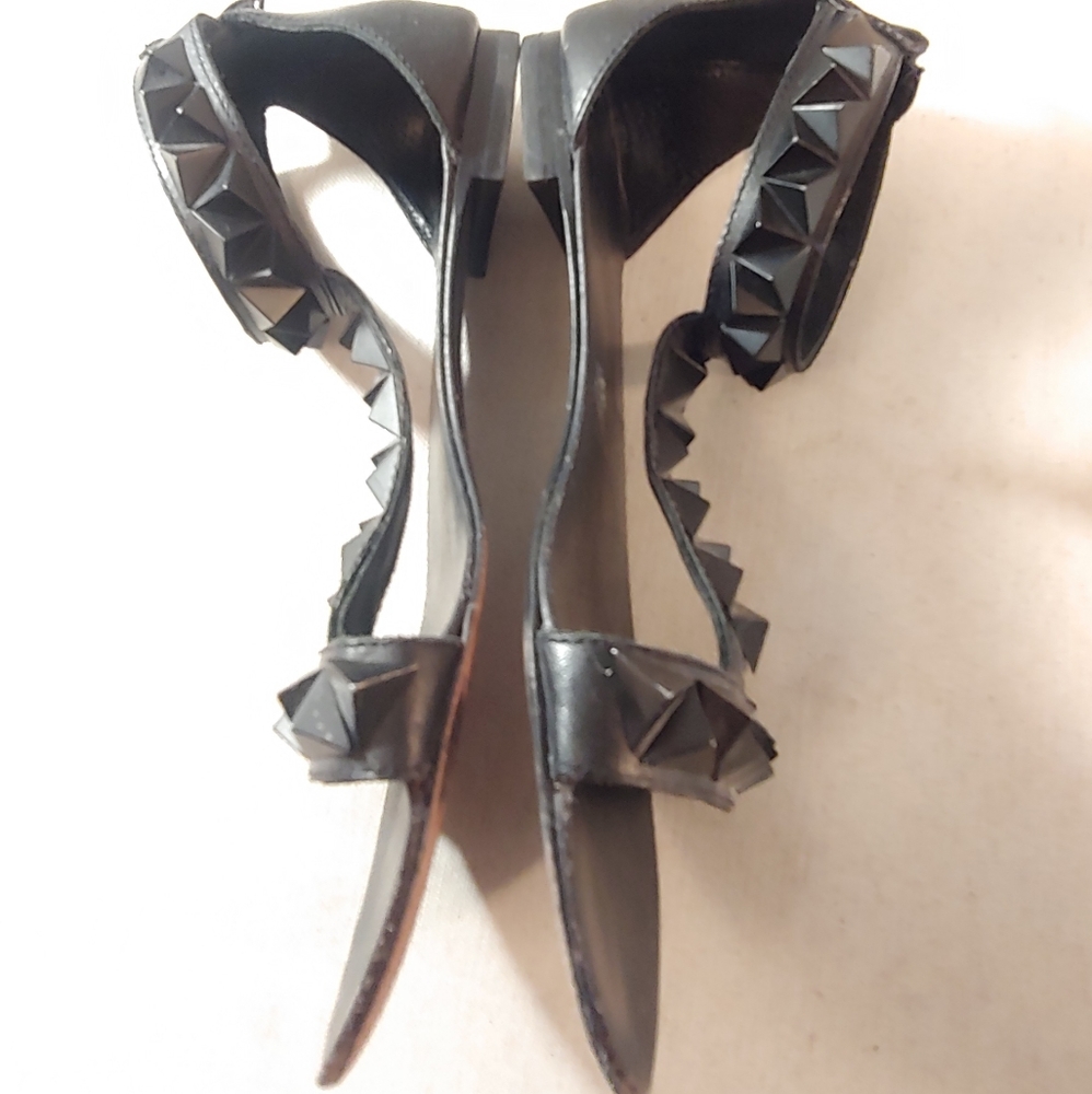 ASH Gladiator Studded Black Open Toe Sandals 37 - Picture 3 of 14